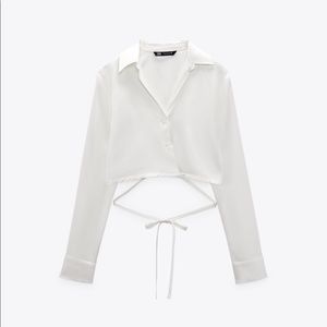 Zara Satin Top